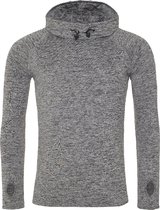 AWDis Gewoon Cool Mens Cowl Neck Long Sleeve Baselayer Top (Pakket van 2) (Grijze Melange)