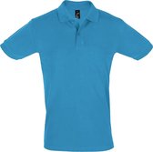 SOLS Heren Perfect Pique Korte Mouw Poloshirt (Aqua)