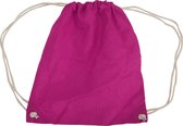 Westford Mill Katoenen Gymsac-zak - 12 Liter (Fuchsia)