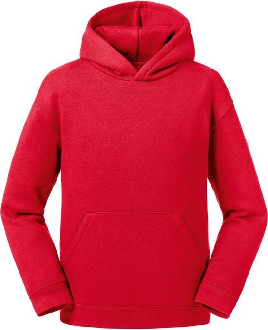 Russell Kinderen/kinderen Authentieke Sweatshirt met kap (Klassiek rood)