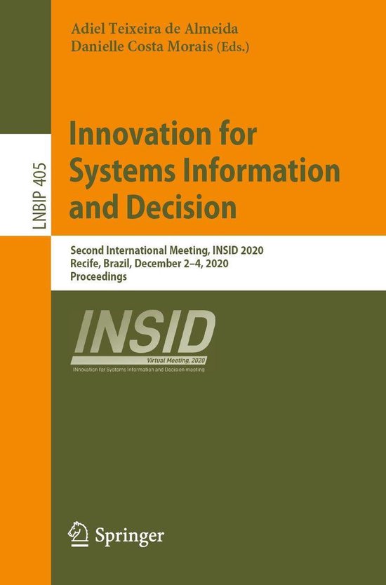 Springer Nature Proceedings Computer Science - Innovation fo ... - cover