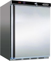 Professionele Horeca Tafelmodel koelkast RVS met 1 deur | 600(b) x 585(d) x 855(h) mm | 130 Liter