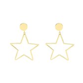 Oorbellen Glam Star | Goud