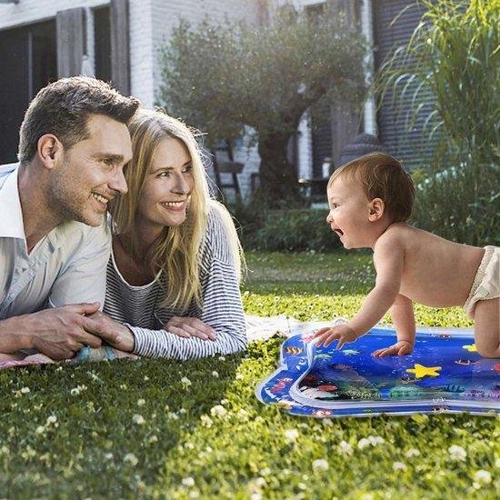Baby Opblaasbare Waterspeelmat - Hoge Kwaliteit - Baby Trainer - Water Speelmat - Baby shower - Kraamcadeau - Water speel mat - Tummy time - Speelkleed Aquamat - Speelgoed - watermat van BeterSpeelgoed — afbeelding 2