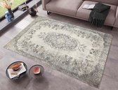 Vintage vloerkleed Royal - crème/grijs 120x170 cm