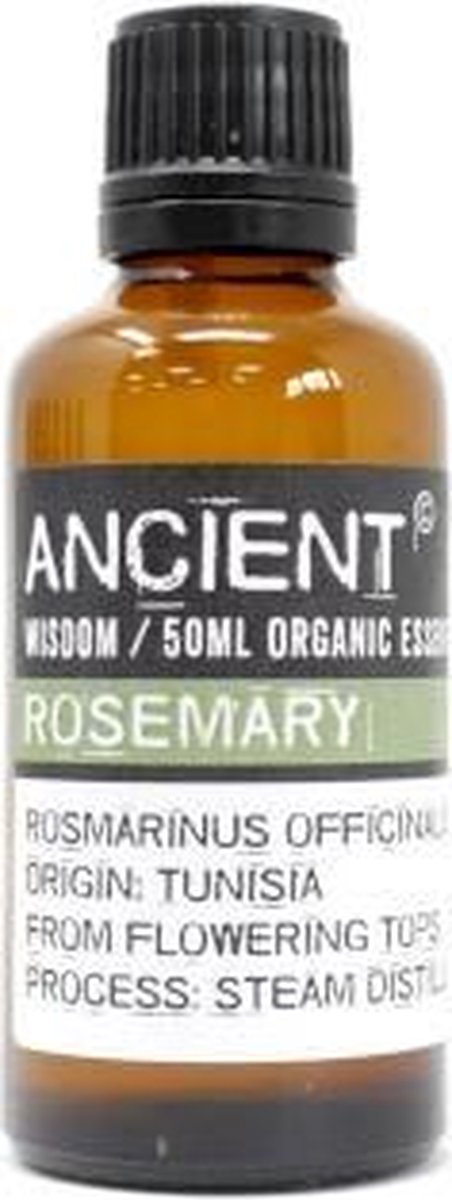 Goedkoopste Biologische Etherische Olie Rozemarijn - 50ml - Essentiële Oliën - Aromatherapie - Essentiële Rozemarijn Olie