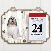 Scheurkalender 2023 Hond: Bobtail Terrier