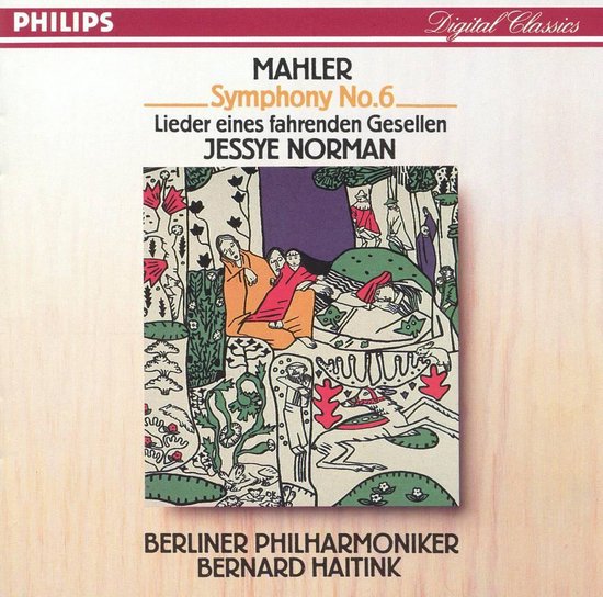 Hoes van Philips Digital Classics met Mahler Symfonie Nr. 6 en Jessye Norman.