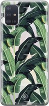 Samsung A51 transparant hoesje - Jungle | Samsung A51 case | groen | Casimoda