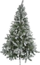 KERSTBOOM IMPERIAL SNOWY | 180CM HOOG | DIKTE 120CM | 525 OVALE PLOOITAKKEN | MET METALEN VOET