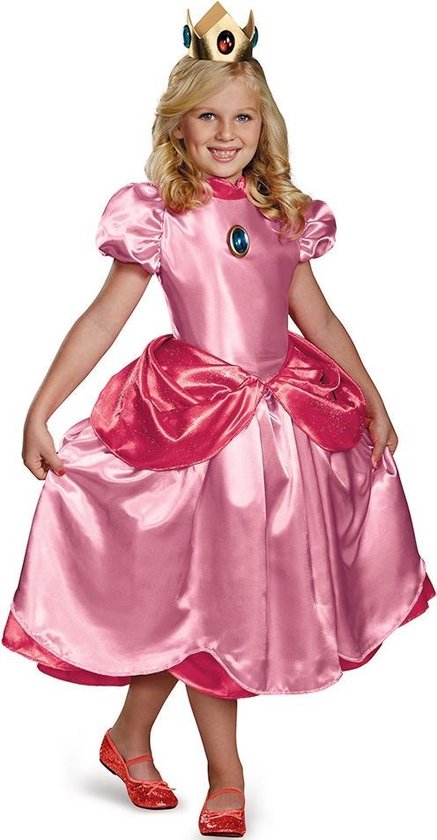Deluxe pak van Prinses Peach� voor meisjes - Verkleedkleding - 116/122 |  bol.com