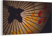 Schilderij - Japanse paraplu — 100x70 cm