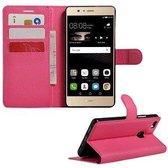 Huawei P9 Lite Hoesje Wallet Case Roze