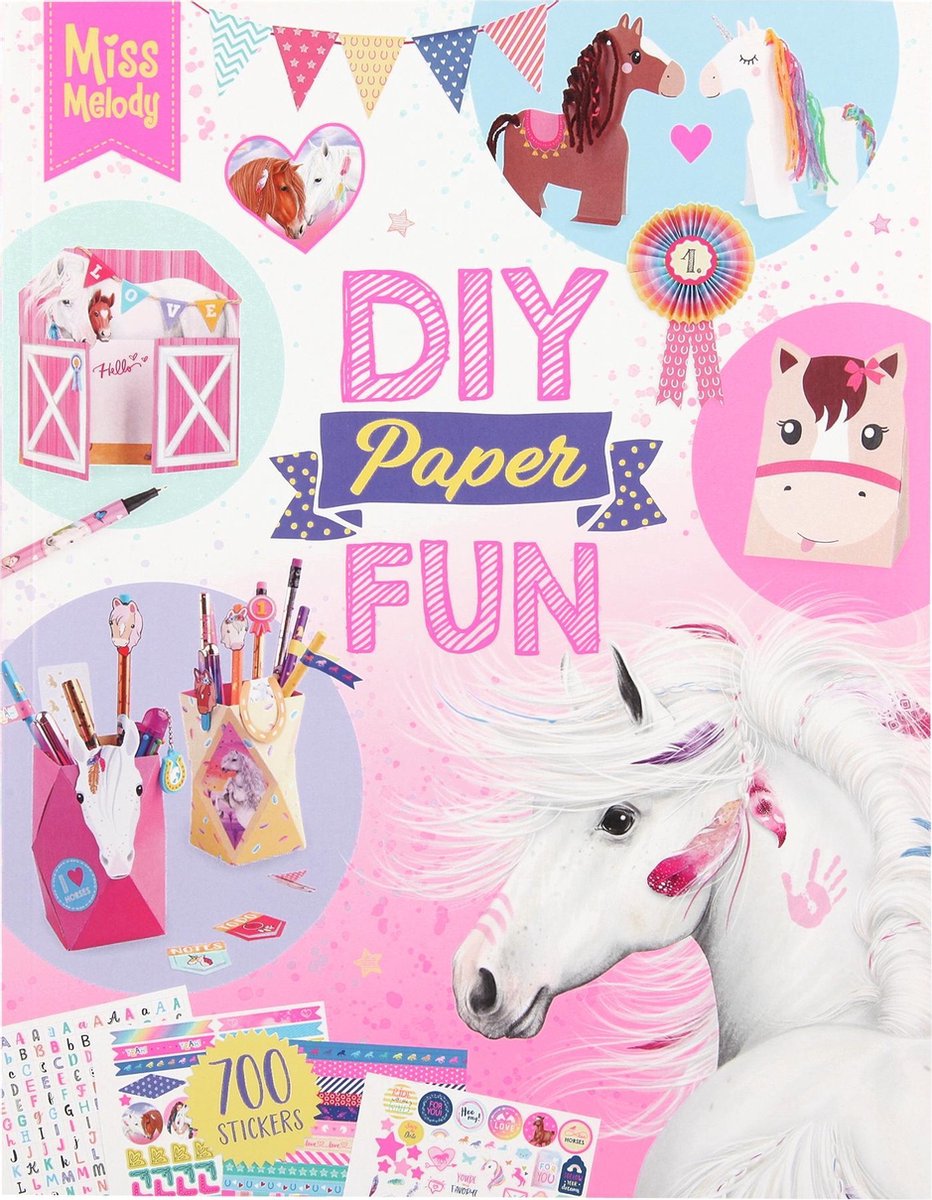 Depesche - Miss Melody DIY Paper Fun Book - Depesche