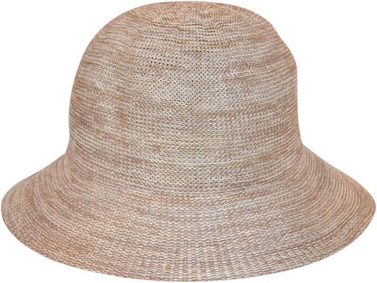 Lizzie Bucket Hat – Zonnehoed Dames UV Werend - Maat: M-L: 58 cm - Mixed Camel