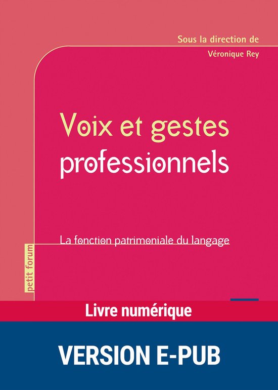 Petit forum - Voix et gestes professionnels - cover
