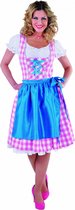 Magic Design Drindl Dames Polyester Roze/blauw Maat Xs 3-delig