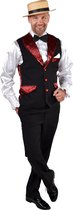 Magic Design Gilet Cancan Heren Polyester Zwart Maat Xl/xxl