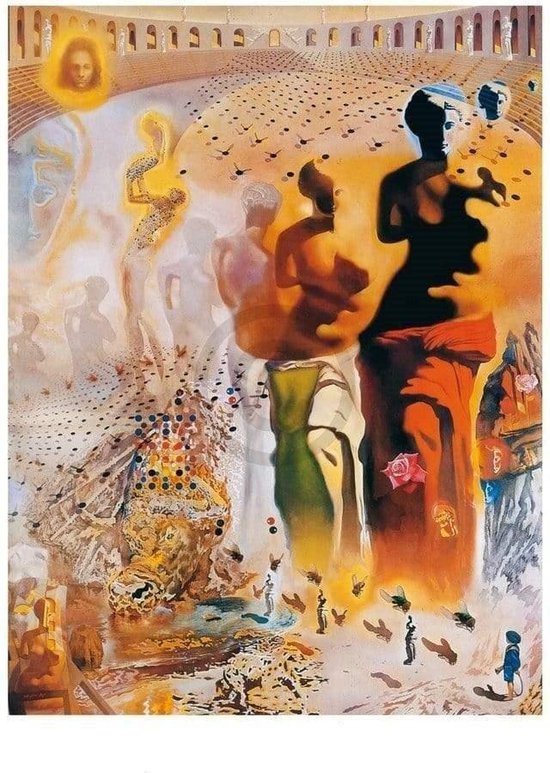 Kunstdruk Salvador Dali - El torero hallucinogene 60x80cm