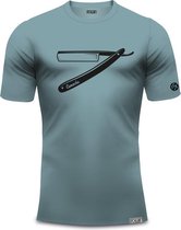 Camacho t-shirt - Maat L - Blauw;Zwart - Heren Shirt