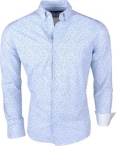 Jan Paulsen - Heren Design Overhemd - Regular Fit - Lichtblauw