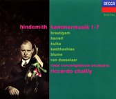 Hindemith: Kammermusik 1-7 / Chailly, Brautigam, Harrell
