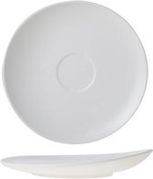 MAT WHITE SAUCER D16CM