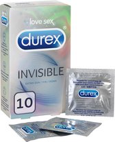 Onzichtbare Condooms Met Extra Glijmiddel Durex (12 uds)