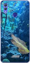 Honor Note 10 Hoesje Transparant TPU Case - Coral Reef #ffffff
