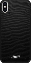 iPhone Xs Max Hoesje TPU Case - Black Beach #ffffff