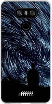 LG G6 Hoesje Transparant TPU Case - Starry Circles #ffffff