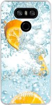 LG G6 Hoesje Transparant TPU Case - Lemon Fresh #ffffff