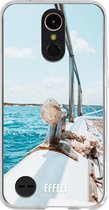 LG K10 (2017) Hoesje Transparant TPU Case - Sailing #ffffff