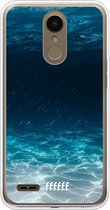 LG K10 (2018) Hoesje Transparant TPU Case - Lets go Diving #ffffff