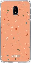 Samsung Galaxy J3 (2017) Hoesje Transparant TPU Case - Terrazzo N°10 #ffffff