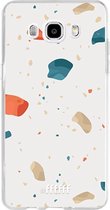 Samsung Galaxy J5 (2016) Hoesje Transparant TPU Case - Terrazzo N°3 #ffffff