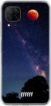 Huawei P40 Lite Hoesje Transparant TPU Case - Full Moon #ffffff