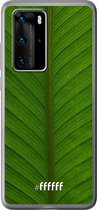 Huawei P40 Pro Hoesje Transparant TPU Case - Unseen Green #ffffff