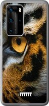 Huawei P40 Pro Hoesje Transparant TPU Case - Tiger #ffffff