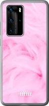 Huawei P40 Pro Hoesje Transparant TPU Case - Cotton Candy #ffffff