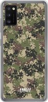Samsung Galaxy A41 Hoesje Transparant TPU Case - Digital Camouflage #ffffff