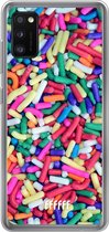 Samsung Galaxy A41 Hoesje Transparant TPU Case - Sprinkles #ffffff