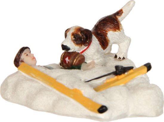 Luville - Rescued skier - Kersthuisjes & Kerstdorpen