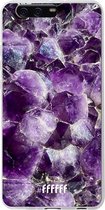 Huawei P10 Plus Hoesje Transparant TPU Case - Purple Geode #ffffff