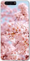 Huawei P10 Plus Hoesje Transparant TPU Case - Cherry Blossom #ffffff
