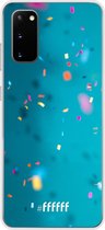 Samsung Galaxy S20 Hoesje Transparant TPU Case - Confetti #ffffff