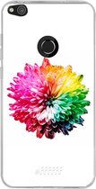 Huawei P8 Lite (2017) Hoesje Transparant TPU Case - Rainbow Pompon #ffffff