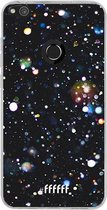 Huawei P8 Lite (2017) Hoesje Transparant TPU Case - Galactic Bokeh #ffffff