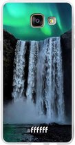 Samsung Galaxy A5 (2016) Hoesje Transparant TPU Case - Waterfall Polar Lights #ffffff
