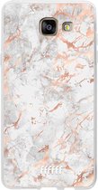 Samsung Galaxy A5 (2016) Hoesje Transparant TPU Case - Peachy Marble #ffffff